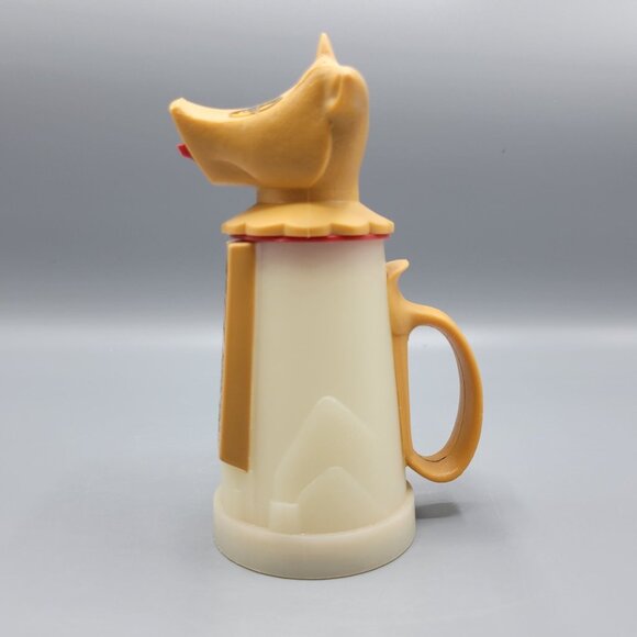 Vintage Whirley Moo-Cow Creamer Dispenser Beige & Brown Plastic Farmhouse Decor - Picture 9 of 16